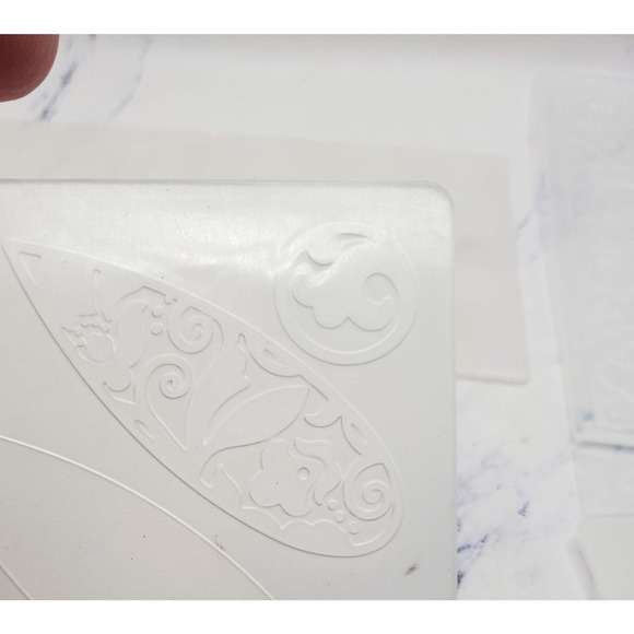 Vintage Cuttlebug Provo Craft Embossing Folder Flower Petals Leaves - Picture 4 of 5